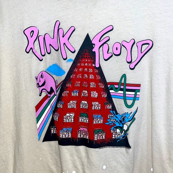 Chaser Pink Floyd Cotton Jersey Crew Neck Band Tee - Picture 7 of 11